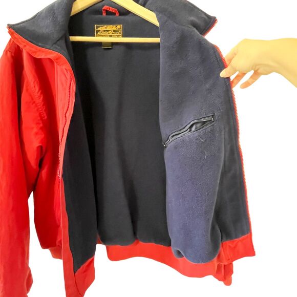 VTG Eddie Bauer Polartec Harrington Jacket Sz XL Fleece Lined - Picture 6 of 13